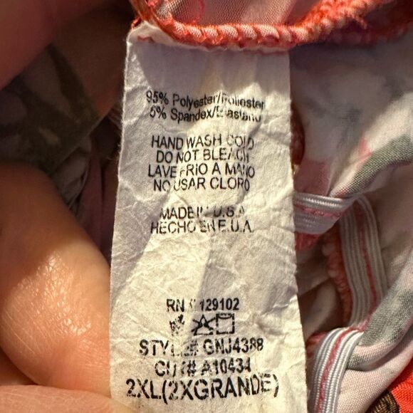 Forever 21 Plus Size 2X Red Floral Wrap-Style Romper – Boho Summer Outfit - Picture 4 of 8